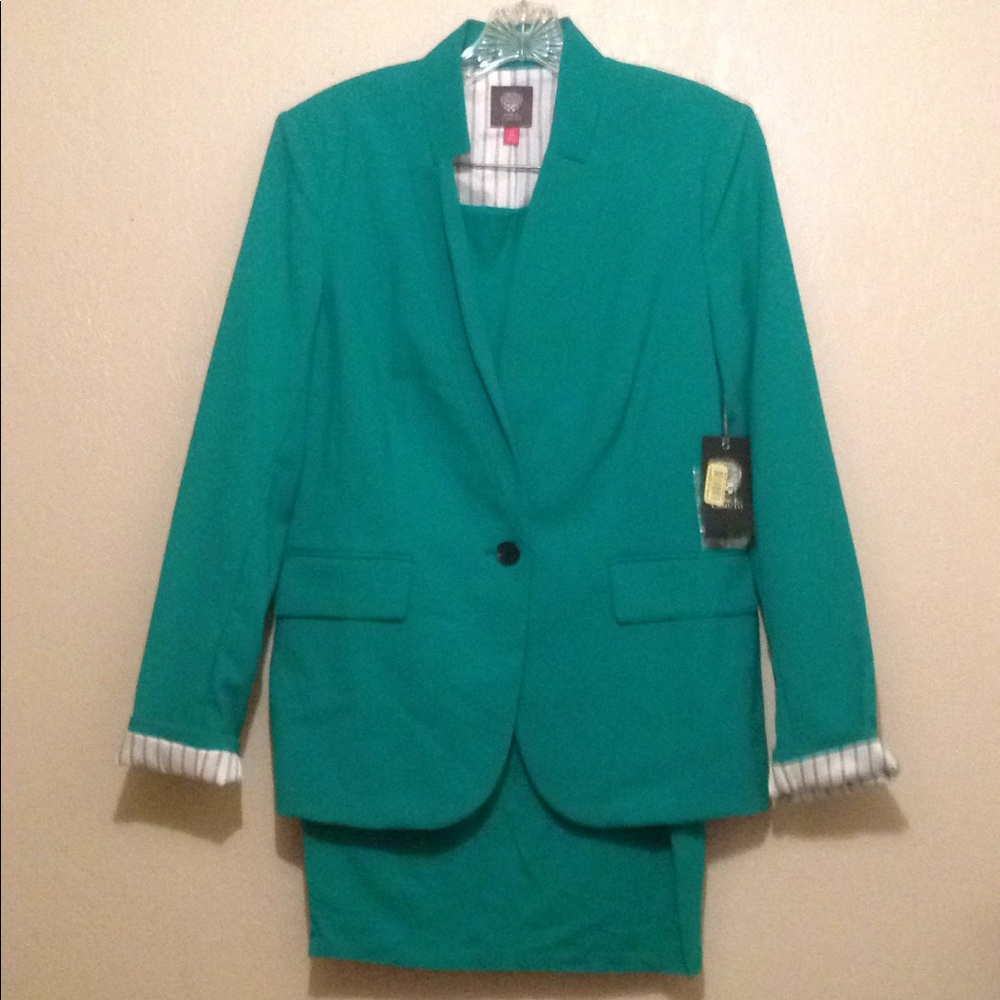 Vince Camuto blazer with jersey like pencil skirt